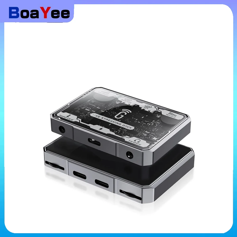 

2in1 sound card converter live stereo no noise adapter cable type-c live streaming adapter for loading live streaming microphone