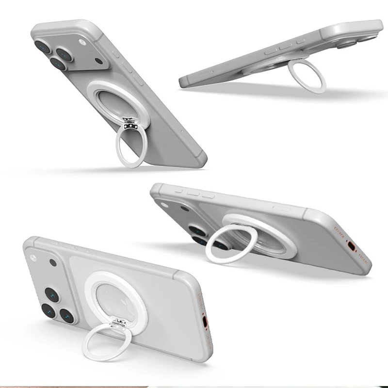 Magnetic for Magsafe Phone Holder Stand Mini Magnet Finger Ring Socket Cellphone Bracket for Phone 16 15 14 13 12Pro/Max