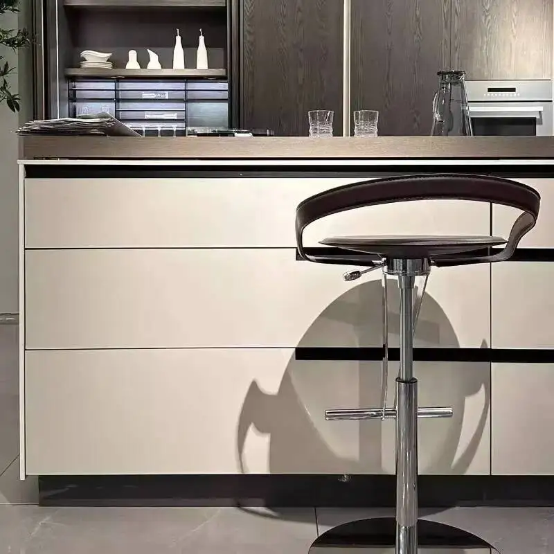 

Металлический удобный барный стул для кухни, легкий, гибкий, вращающийся, для барной стойки, ночного клуба, мебель для кухни