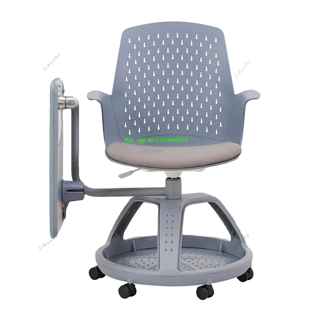 Multifunctional Computer Chair Plus Tablet Conference Office Chair Rotation Training Institution Home