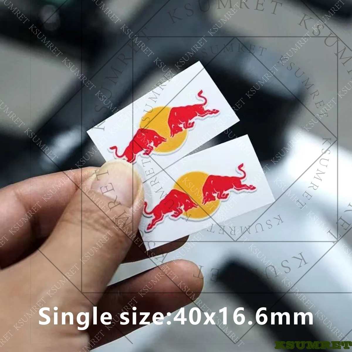 Vinyl voor Red Bull Sponsor Stickers Motor Fiets Tank Logo Decals Stuur Bovenbuis Waterdicht