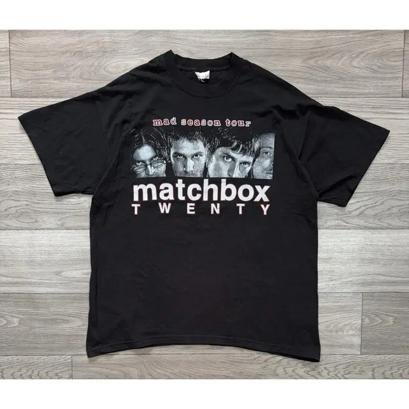 Matchbox Twenty Tour Mad Season 2001 Rock Concert T-shirt Size XL Black