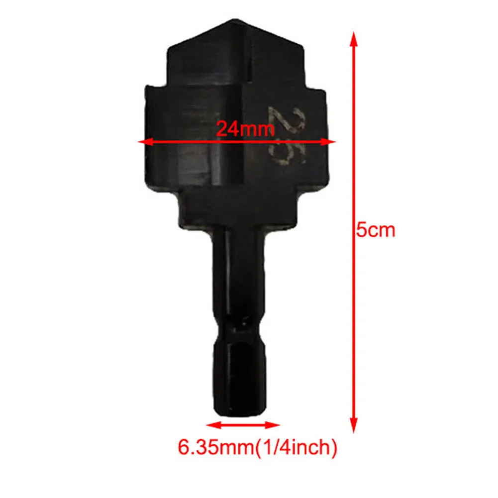Broca escalonada de elevación PPR, vástago hexagonal, herramienta de conexión de tubería de agua, perforadora de tubería de agua de fontanero, #20,#25
