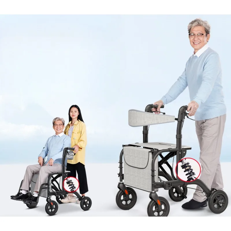 Walking aids exclusively for the elderly to assist in walking, prevent falls, Can be used as a substitute for riding, driving,