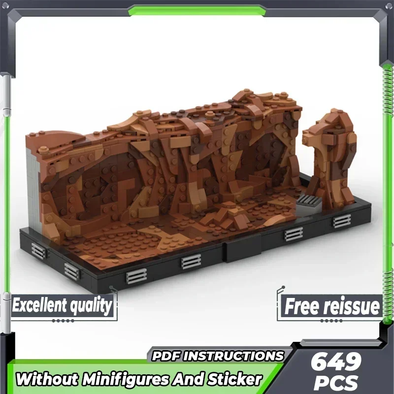 

Звездная модель фильма Moc, строительные кирпичи, первая космическая битва, диорама, технология, модульные блоки, подарки, рождественские игрушки, наборы «сделай сам», сборка
