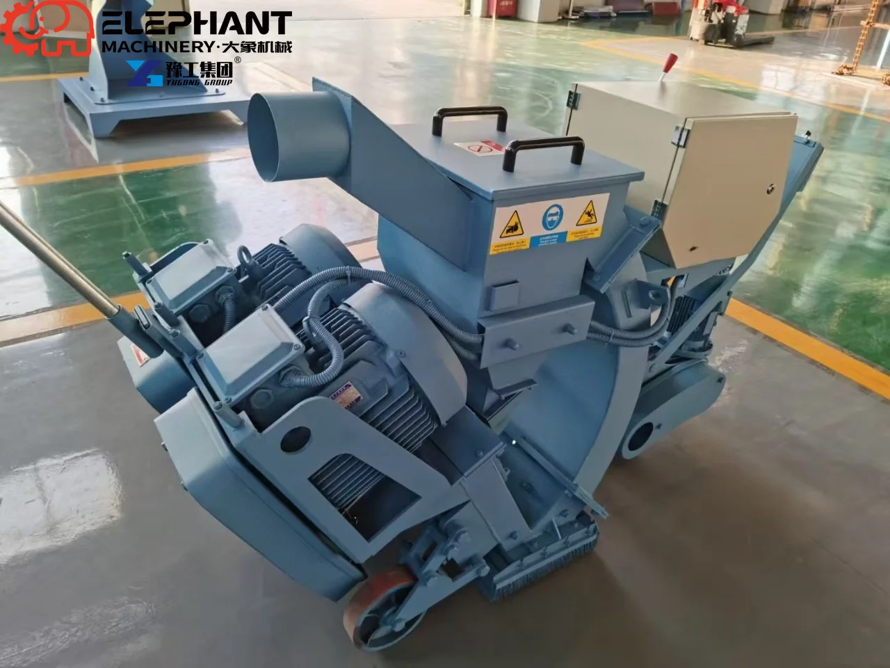 Mobile Road Shot Blasting Machine For Rural Road Maintenance Simple Structure Easy Daily Maintenance