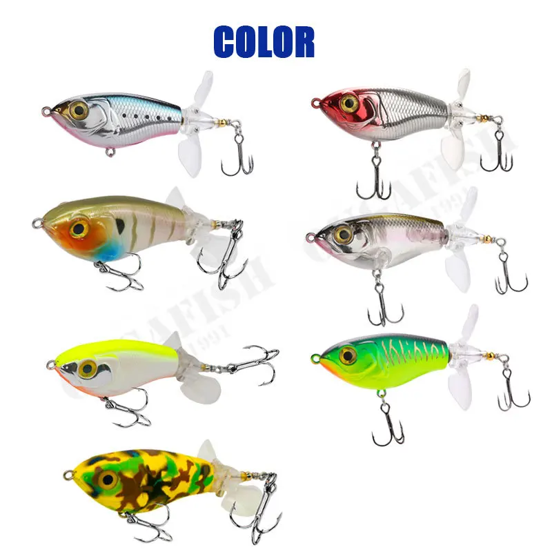 Whopper Popper 65mm Swimbait flotante para lucio - imagen 3