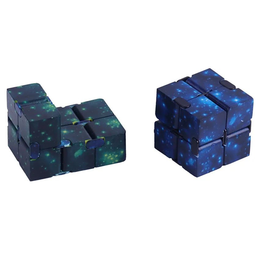 1PC Antistress Infinity Cube Office Flip Stress Relief Cube Toy For Children Women Men Autism Adhd Sensory Fidget Toys