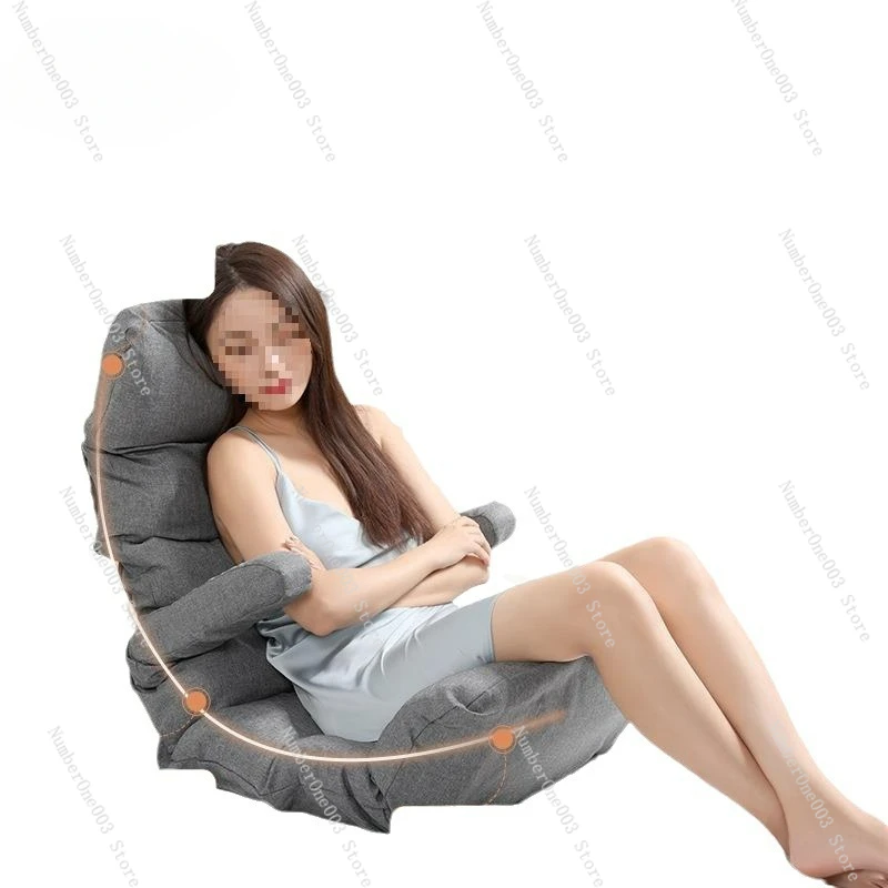 

Sleeping Lazy Sofa Foldable Back Chair Lying in Bay Window Tatami Seat Chair Floor Single Bed