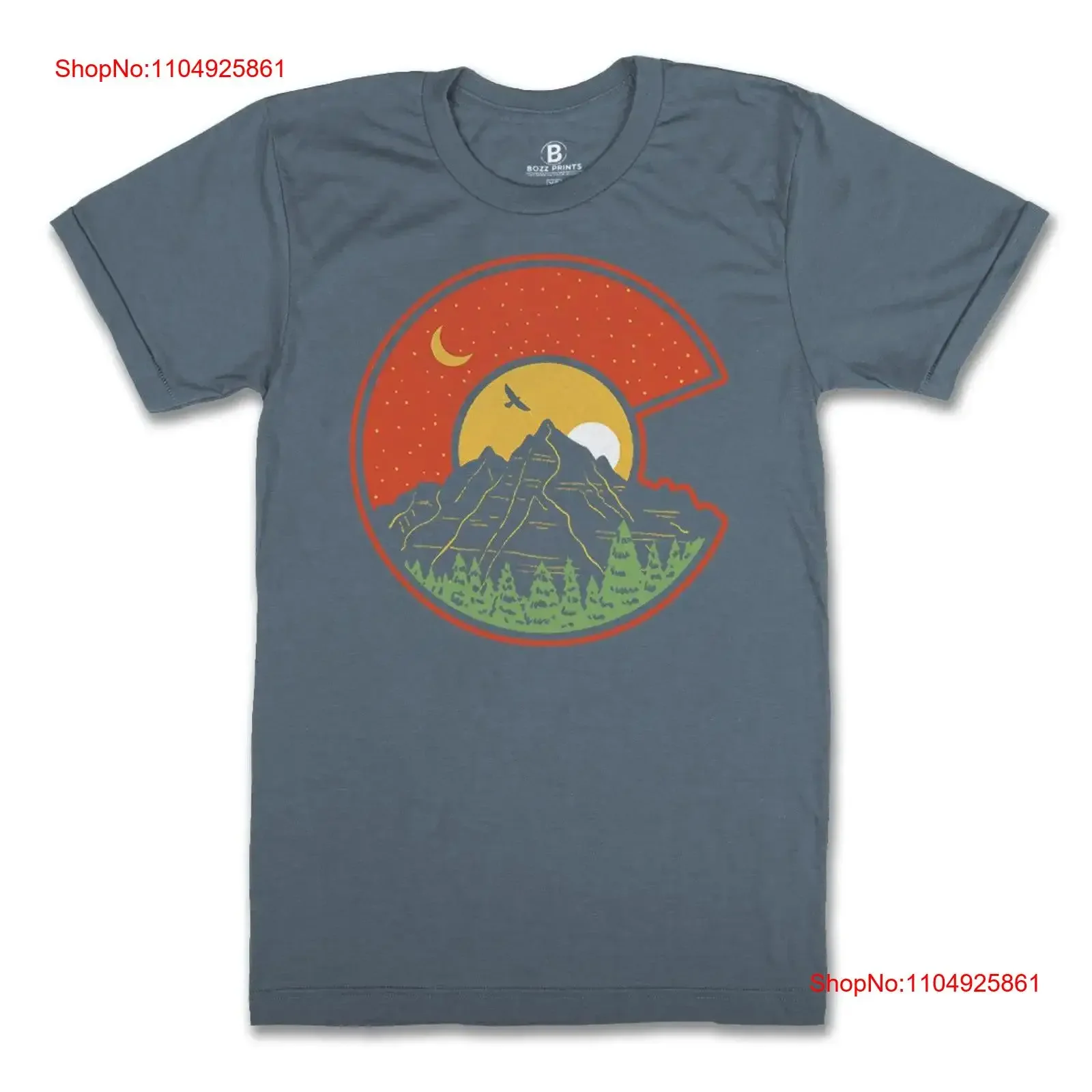 

Layers of Colorado C T Shirt vintage Washed Unisex Casual Slightly Stretched designer clothes homme Breathable Stylish fashion