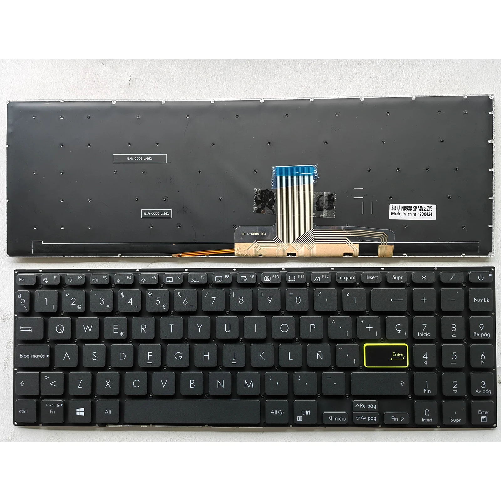 

RU US SP for ASUS VivoBook S533/E/F/J X513 M5100U FL8800I FL8850I V5050E M533U M513 X521 X521F V5050E/EA Laptop Keyboard