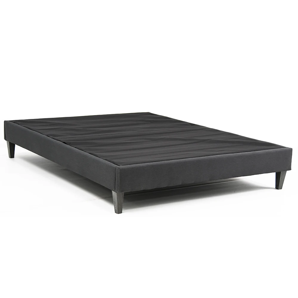 RUFG Factory Supply American Style Platform Bed Frame Queen Size Mattress Foundation With Bed Legs