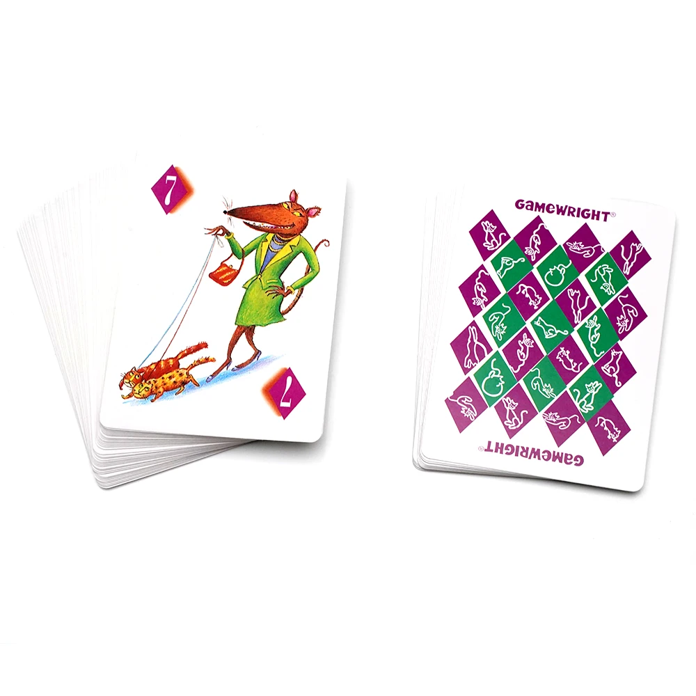 Rat a Tat Cat - لعبة بطاقات أرقام ممتعة مع قطط (وعد قليل من الفئران) للأعمار من 6 سنوات فما فوق ﻿