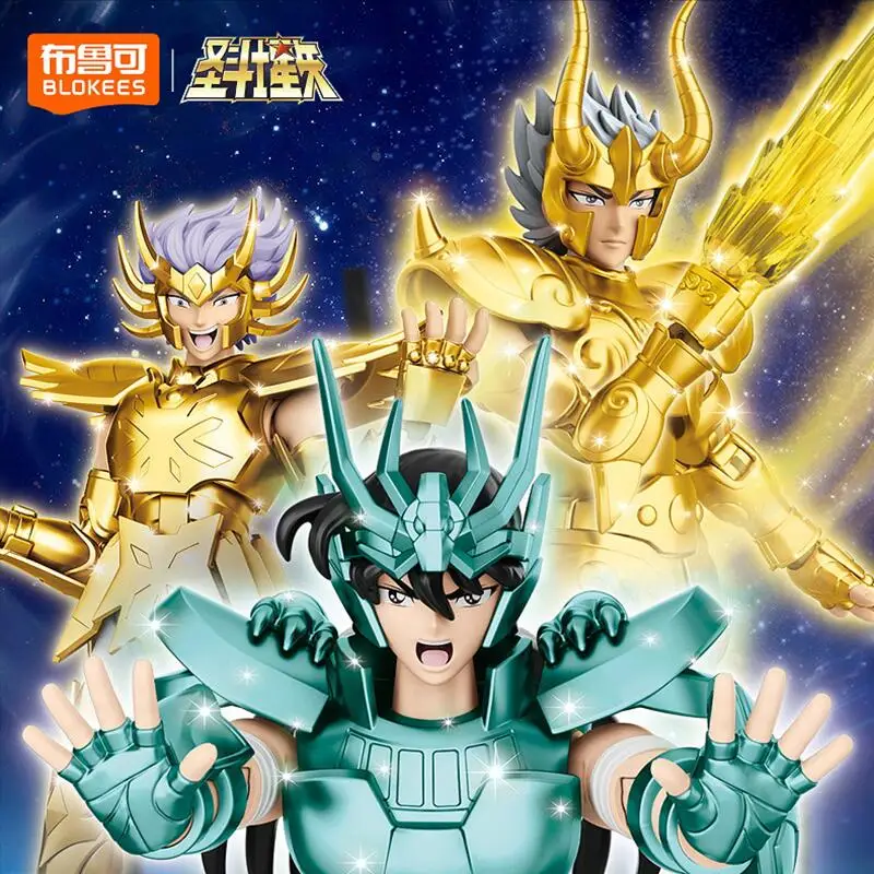 BLOKEES Saint Seiya Phoenix Ikki Gemini Saga Dragon Shiryu Cancer