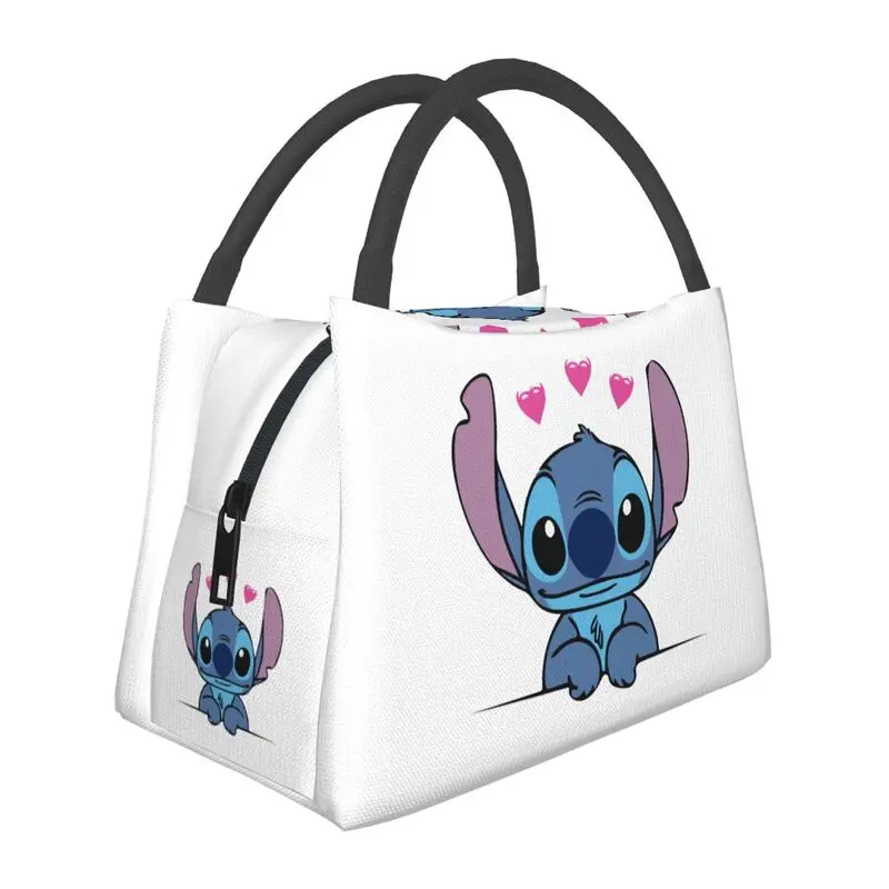 

Cartoon TV Animation Stitch Insulated Lunch Bag for Women Resuable Thermal Cooler Lunch Box Work Picnic