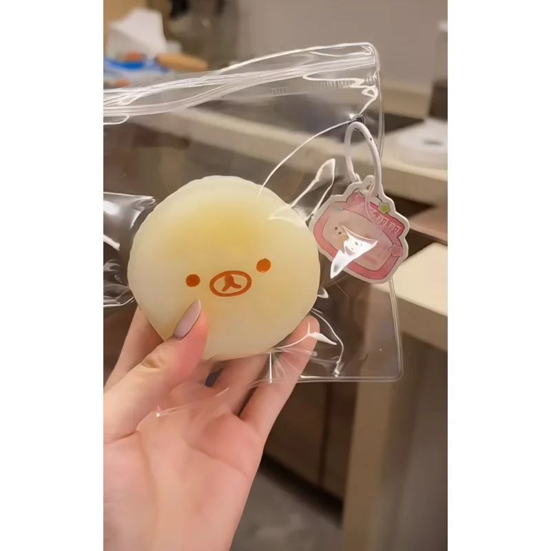 

Soft toys with a frozen butter like texture - carrot bear shaped to relieve stress -food grade silicone