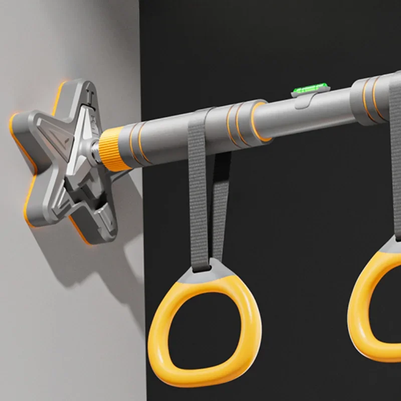 

Horizontal Bar on the Door Indoor Pull-up Fitness Equipment Wall-Mounted Punching-Free Lifting Ring Upper Rod