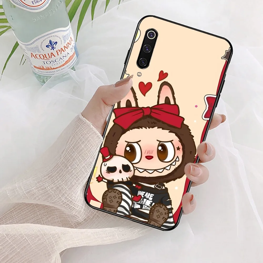 New K-Kawaii Cute L-Labubu Phone Case For Xiaomi Mi 5X 8 9 10 11 12 lite pro 10T PocoX3pro PocoM3 Note 10 pro lite