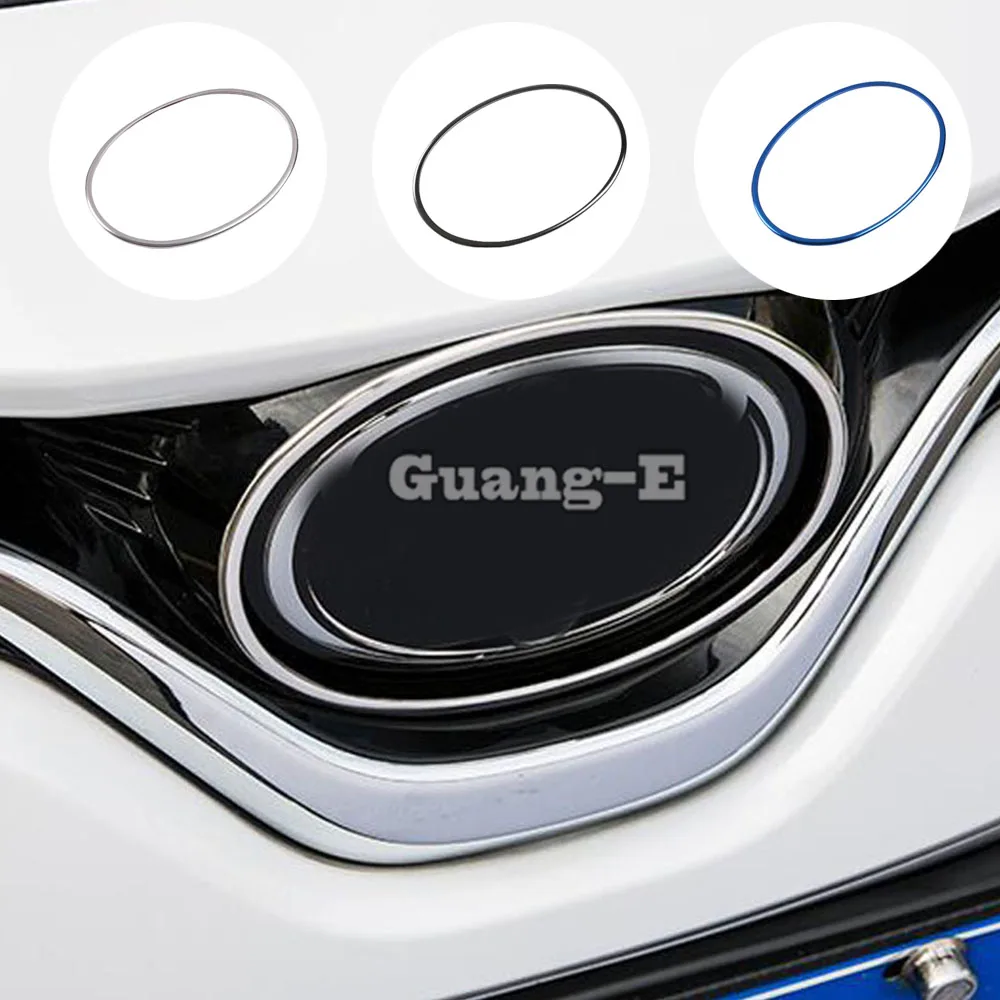 

For Toyota Camry XV70 2018 2019 2020 2021 2022 2023 Car Cover Stainless Steel Trim Front Sign Mark Grid Grill Grille Around 1PCs