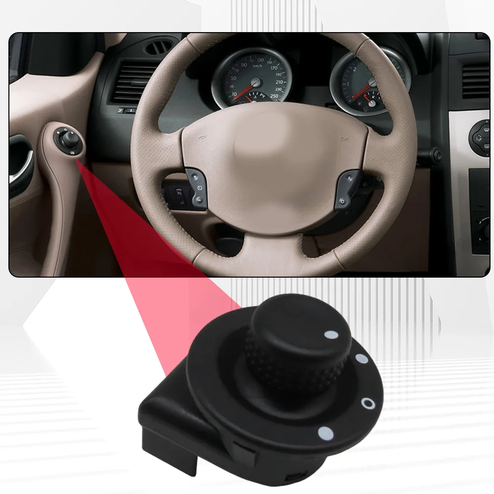 

8 Pins Side Rearview Mirror Adjust Control Switch ​For Renault Megane Laguna Scenic II Clio Kangoo LHD 7700410141 8200214919