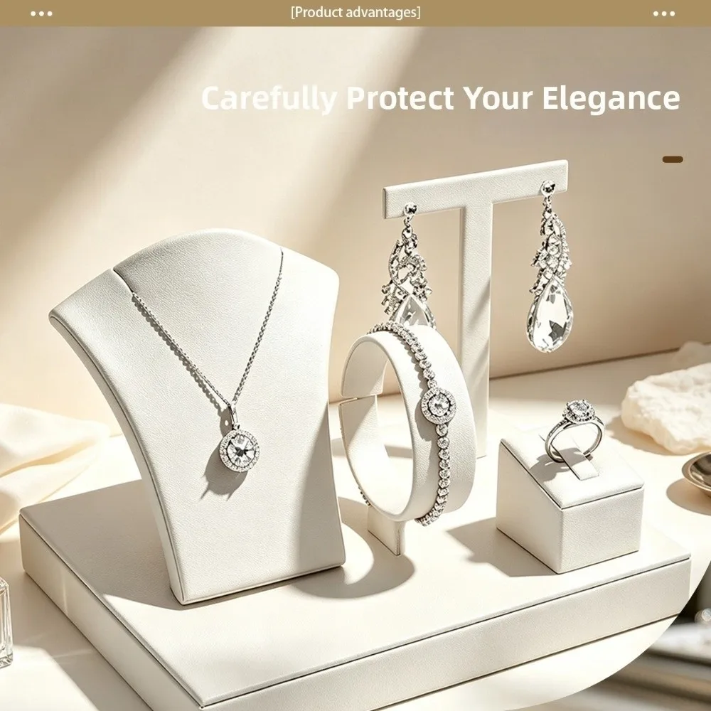 Multi-Functional Jewelry Display Stand Set Light Luxury Premium Style Combination Set Jewelry Rack Ornaments 4 in 1