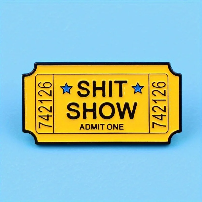2pcs Enamel Pin with Novelty 