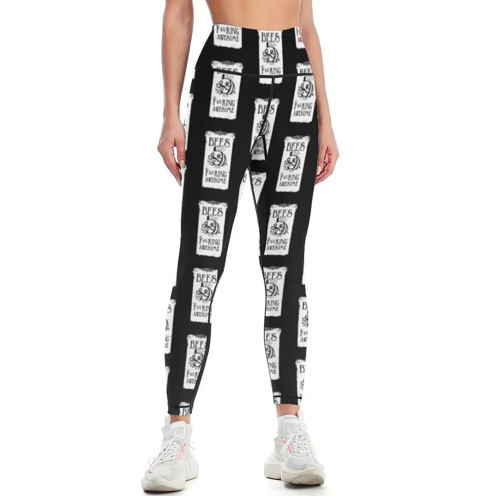 

Bees are F**cking awesome! Leggings gym womans flared sports shirts gym sporty woman gym Womens Leggings