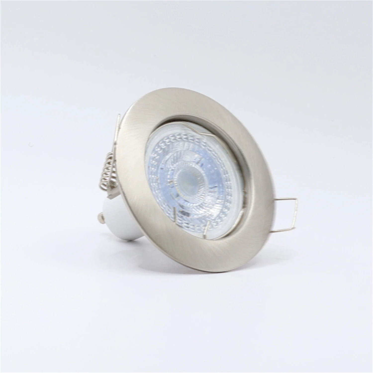 GU10 LED Spotlight acessórios, liga de alumínio, Cut Hole 55mm, Fixture Frame, luminárias para Downlights comerciais