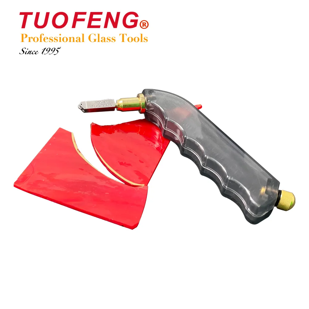 TUOFENG YGD-3P Pistol-Grip Glass Cutter for Stained Glass Special Supercutter