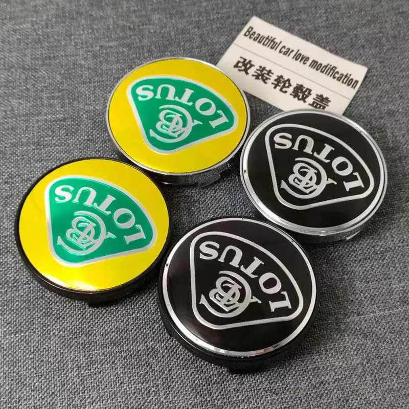 4pcs 56mm 60mm LOTUS Eletre Emira car emblem Wheel Center Hub Cap auto Rim refit dust-proof badge covers sticker accessories