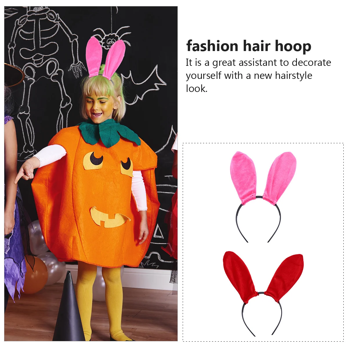 2 قطعة آذان أرنب طويلة عقال مرونة عالية الدعائم الطرف لحفلة تنكرية أداء الشعر هوب ملحق تصفيف الشعر