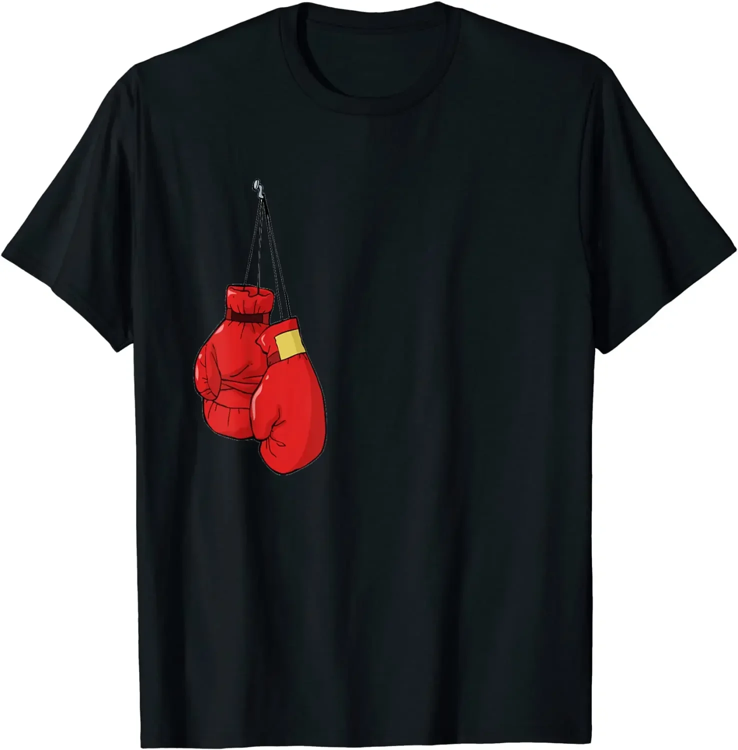 Boxing Gloves Boxer Unisex Summer Cotton O-neck Short Sleeve T-shirt.