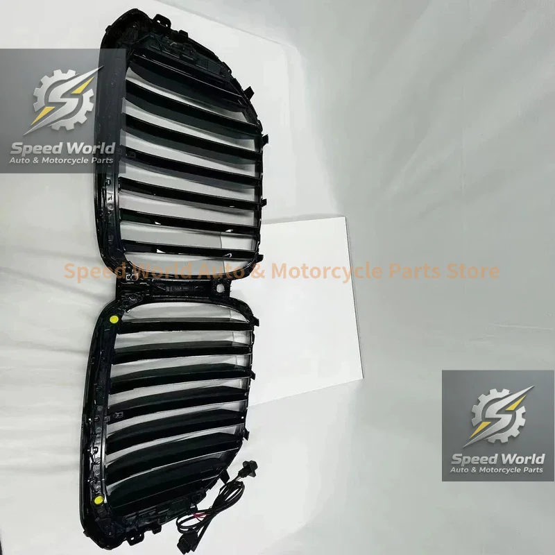 Hot Selling Double Slats Gloss Black Inner Kidney Center Mesh Grill For X5 G05 2019-2020