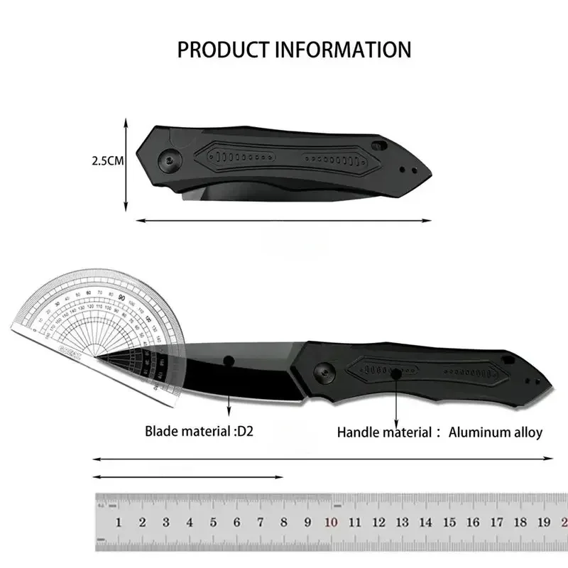 Ks7800 Карманный нож D2 лезвие Алюминиевый сплав Ручка selbstverteidigung Охота Складной нож для выживания edc Мультитул ножи