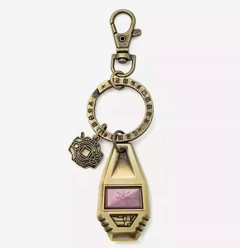 Digimon Adventure Dragon Machine Emblem Metall-Schlüsselanhänger, Anhänger, hochwertiges Design, Anime-Themen-Geschenkartikel, Weihnachtsgeschenk