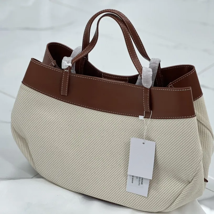 2025 New Women's Large Capacity Spliced ​​Handbag Solid Color Casual Underarm Bag Women's Commuting Shoulder Bag with Wallet