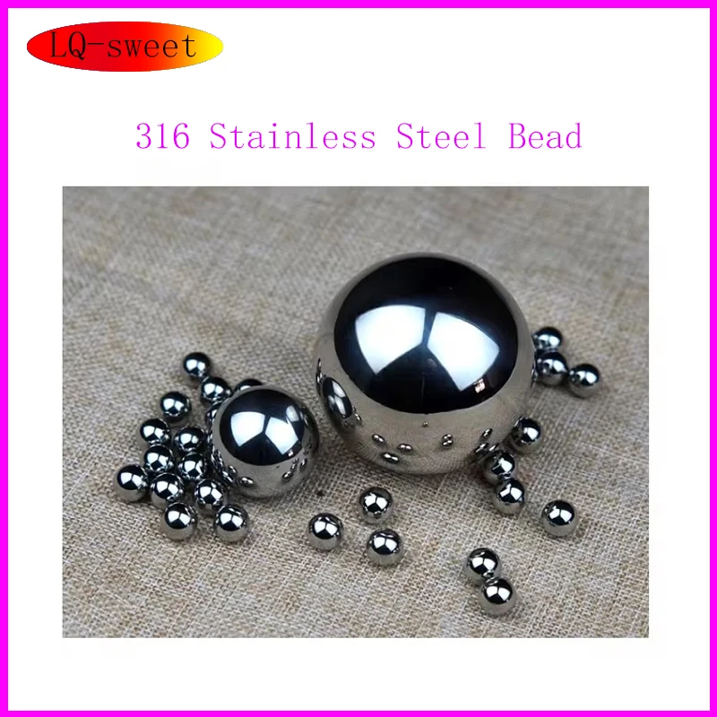 

316 Stainless Steel Bead 2/4/6/8/10/12 Solid 15/20/25/30mm Environmentally Friendly Corrosion-Resistant Stainless Steel Ball