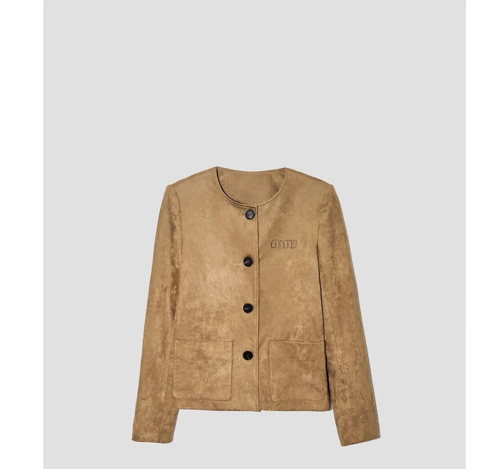 

FOREVERCAN Retro ort Jaet Outerwear MU24S SC20849 Vintage Feel Women's Faion Casual Long Sve Date Night Outfit