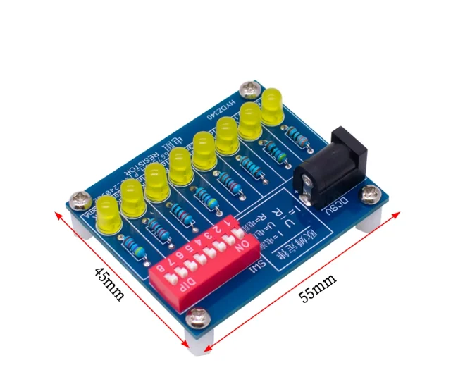 LED lamp current testing loose parts Ohm's law verification board teaching experiment training DIY electronic welding kit