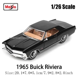 Maisto 1:26 1965 Buick Riviera Highly-detailed die-cast precision model car Model collection gift