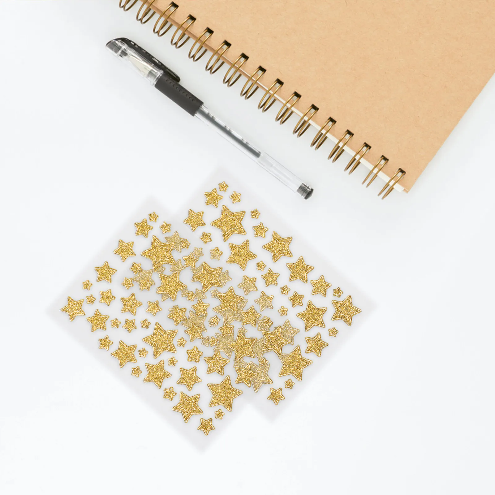 

10pcs 10 Sheets Reward Stickers Small Glitter Star Shaped Self-Adhesive Decorative For Behavior Chart