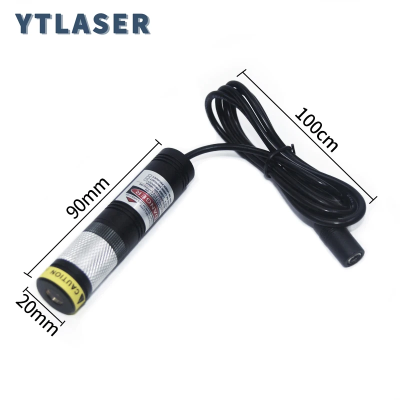 Focusable 940nm 50mW 100mW 200mW Infrared IR Laser 20X90mm Glass Lens Dot/line/Cross Line Diode Module with Waterproof Function