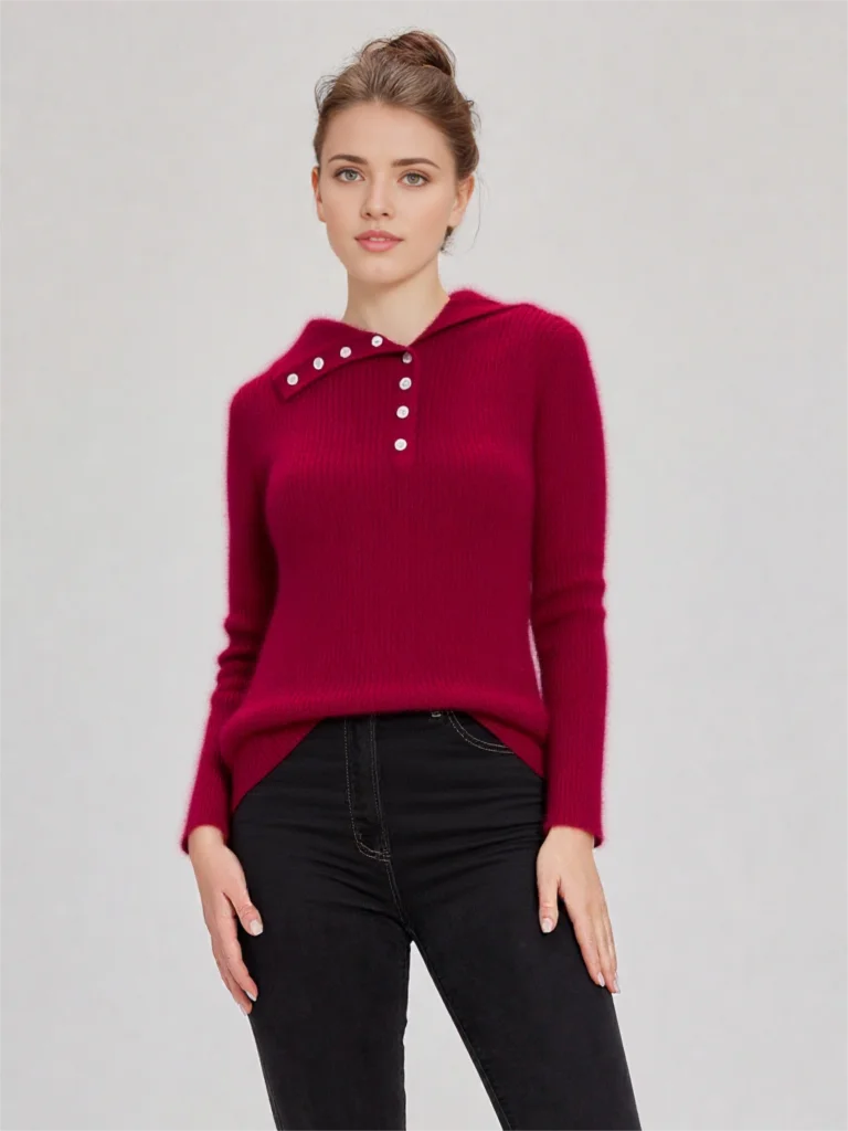 

Осень-зима женский вязаный норковый кашемировый свитер высокая эластичность универсальная одежда мягкий теплый модный пуловер шерстяной топ