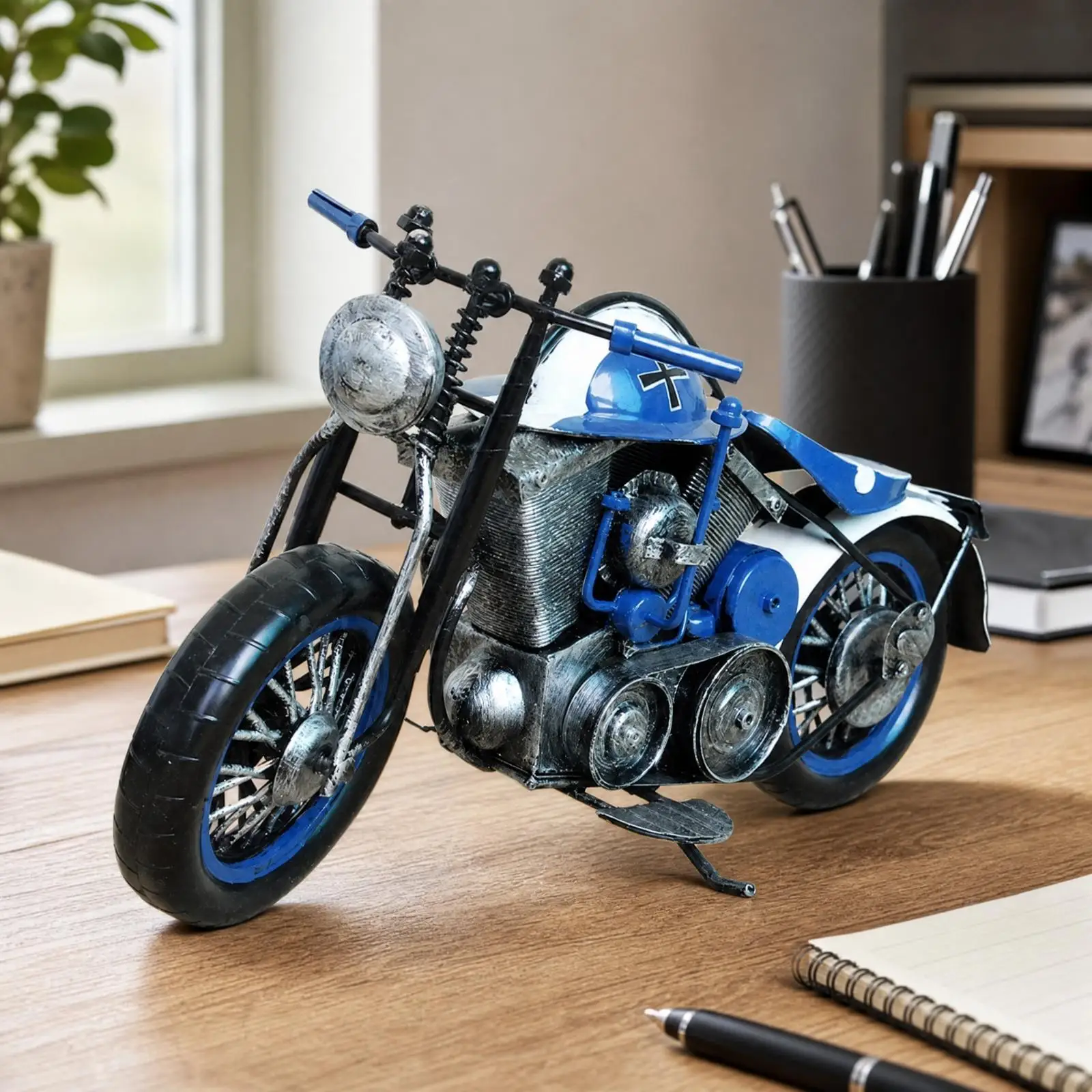 handcrafted-tinplate-motorcycle-model-industrial-motorbike-miniature-with-spoked-wheels-for-retro-decor-collection