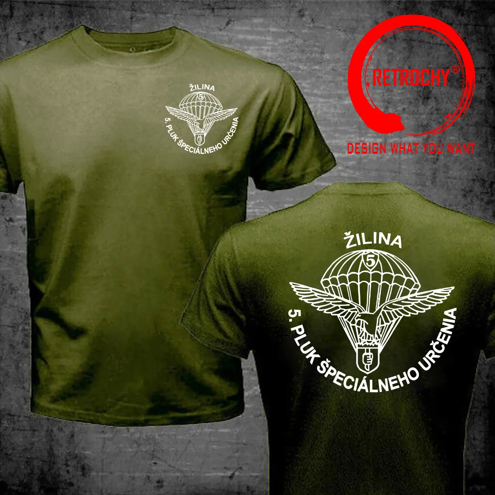 5th Special Purpose Regiment Slovakia Army Special Operation Forces Men T-Shirt Short Sleeve Casual Cotton O-Neck Summer T Shirt