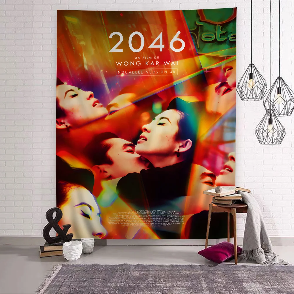 2046 Movie Tapestry Art Printing Japanese Wall Tapestry Anime Wall Hanging Home Decor