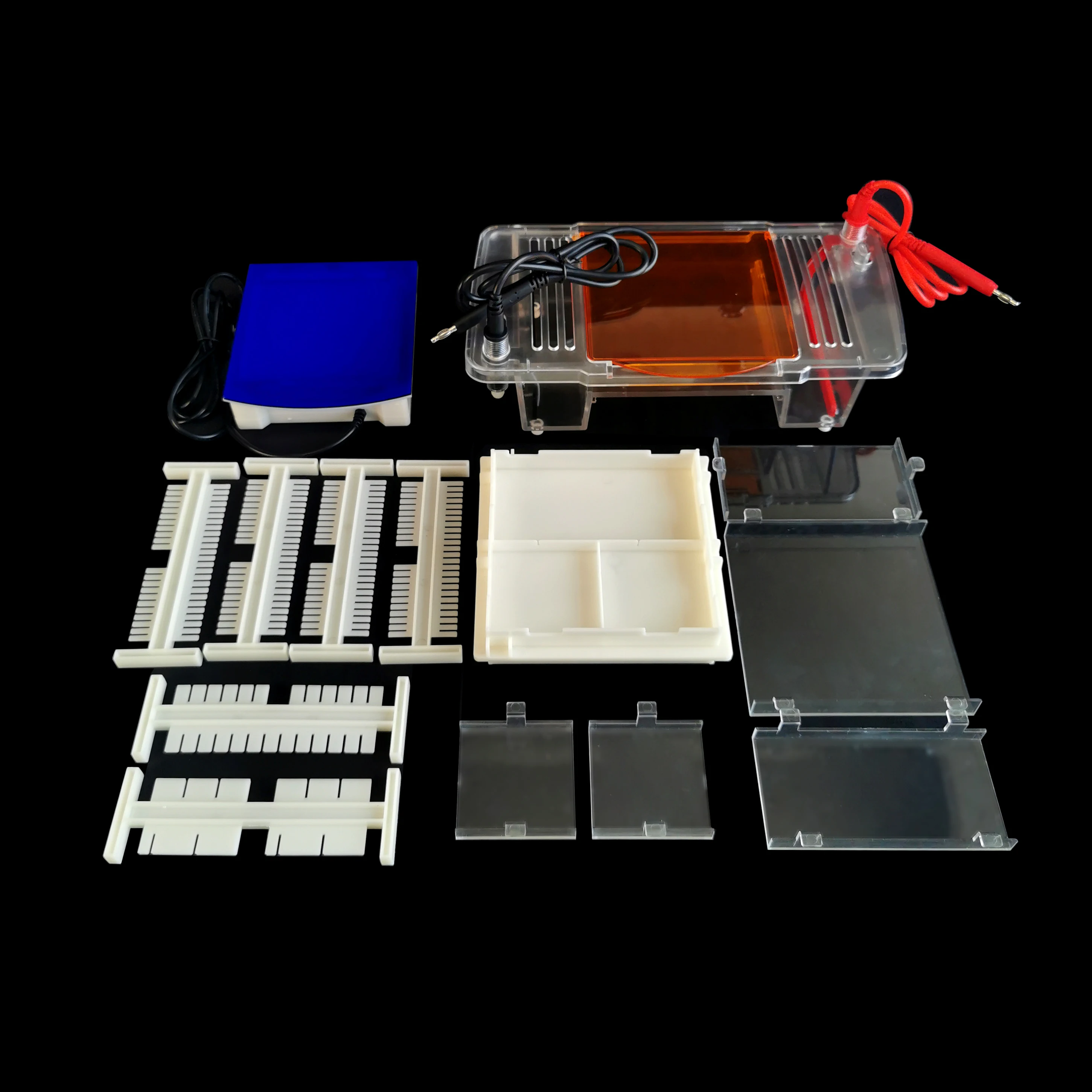 China Integrated Horizontal Electrophoresis System SVL-2 cell gel system horizontal with blue light glue meter