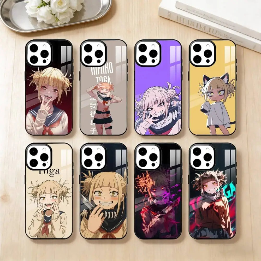

N-Nime Himiko Toga Cartoon Phone Case For iPhone 14,16,15,13,17,12,Plus,Pro,Max Magnetic For Magsafe Frosted Cover