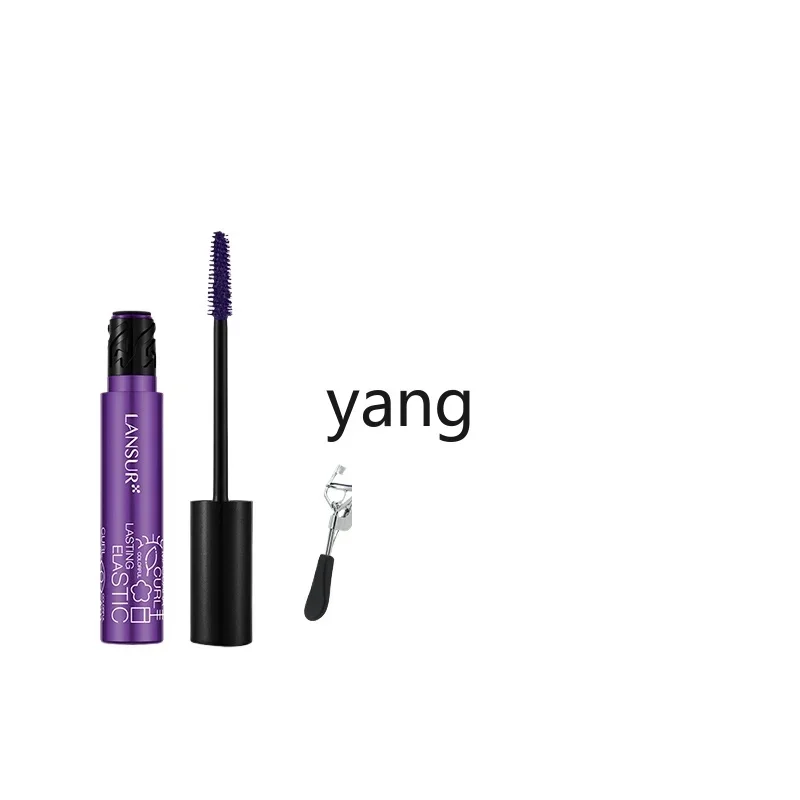 

Lmm mascara slender dense curl not easy to smudge makeup brown blue purple