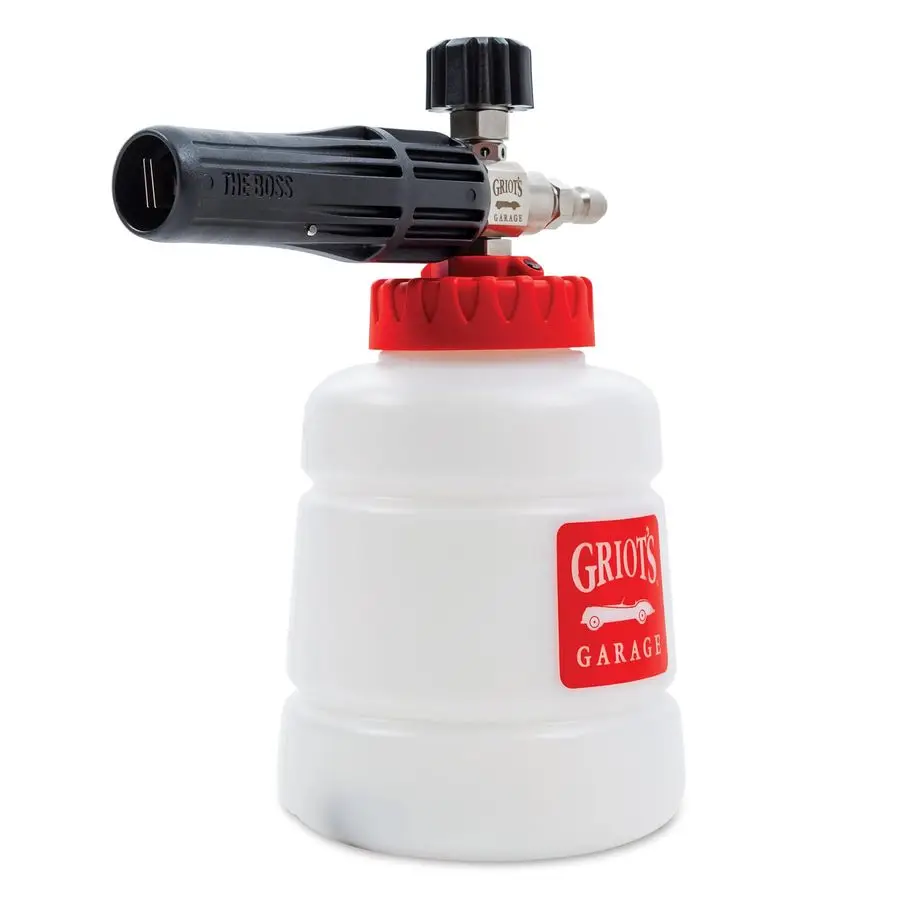 

Garage The BOSS Foam Cannon, Pressure Washer Foam Gun, Adjustable Nozzle, Stainless Steel Internals, AutoMix Dilution with Griot